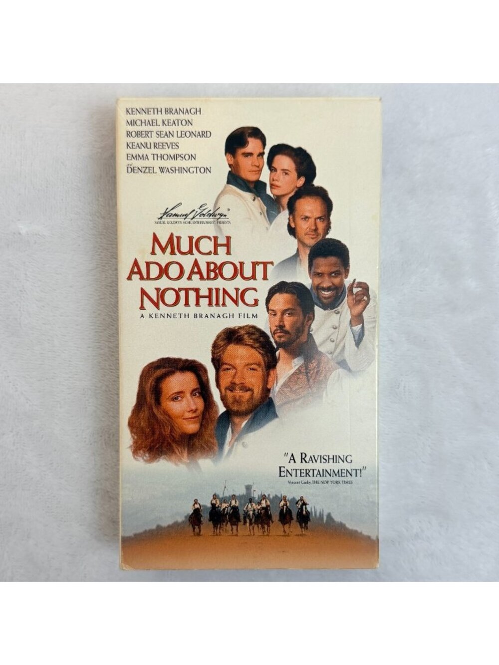Kenneth Branagh's Much Ado About Nothing VHS 1993 Samuel Goldmen Co
